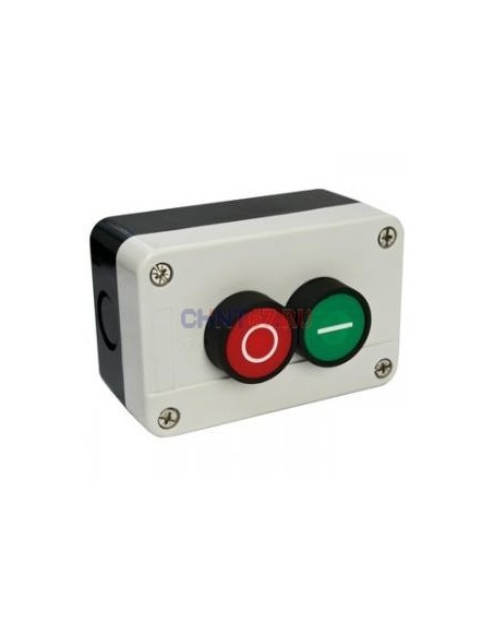copy of Boite a 2 bouton VERT+ROUGE NP2-B211