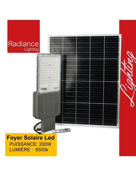Foyer solaire led  TR40-200W 6500K