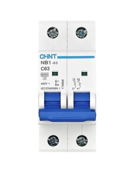 Disjoncteur NB1-63 2P C50 6KA