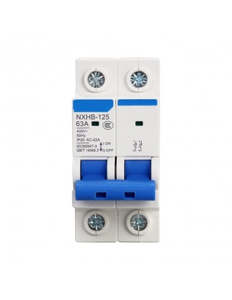 Disjoncteur NXB-63 2P C25 6KA