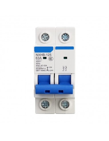 Disjoncteur NXB-63 2P C50 6KA