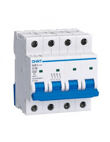Disjoncteur MCB NB1-63 3P C10 6kA