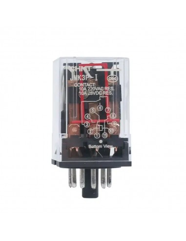 Relais a broche 4 contacts JZX-22F/4Z PLU  DC12V