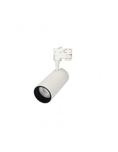 Projecteur sur rail led blanc 30W 4000K