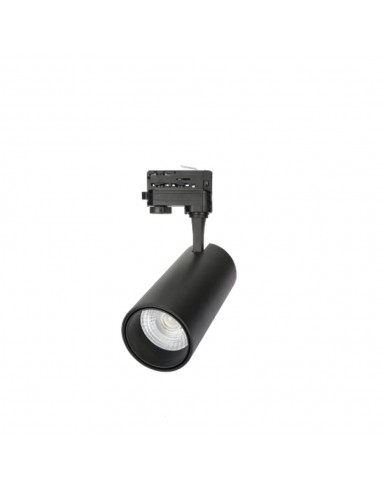 Projecteur sur rail led noir 30W 3000K