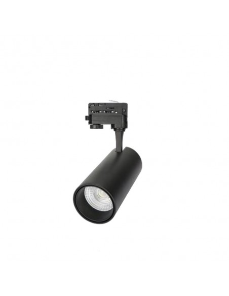 Projecteur sur rail led noir 30W 3000K